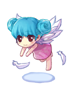 Costume Little Angel Doll (Cyan)